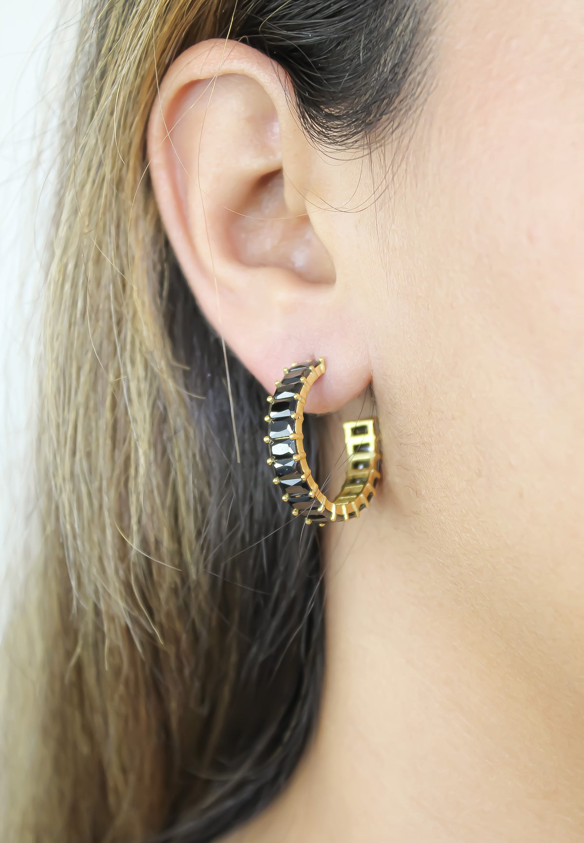 Downtown earrings bombay sunset