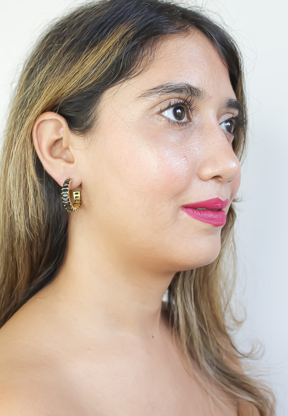 Downtown earrings bombay sunset