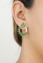 Load image into Gallery viewer, golden viper earrings Bombay Sunset
