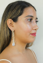 Charger l’image dans le visualiseur de galerie, pisa long earrings Bombay Sunset
