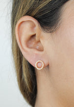 Load image into Gallery viewer, hoop earrings Bombay Sunset
