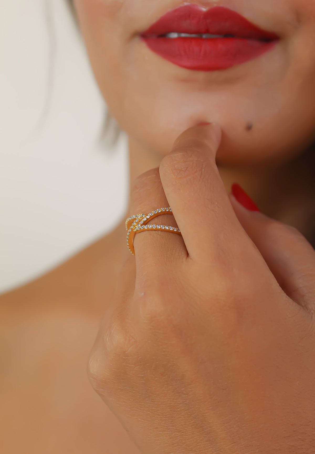 Gold maldives x ring bombay sunset