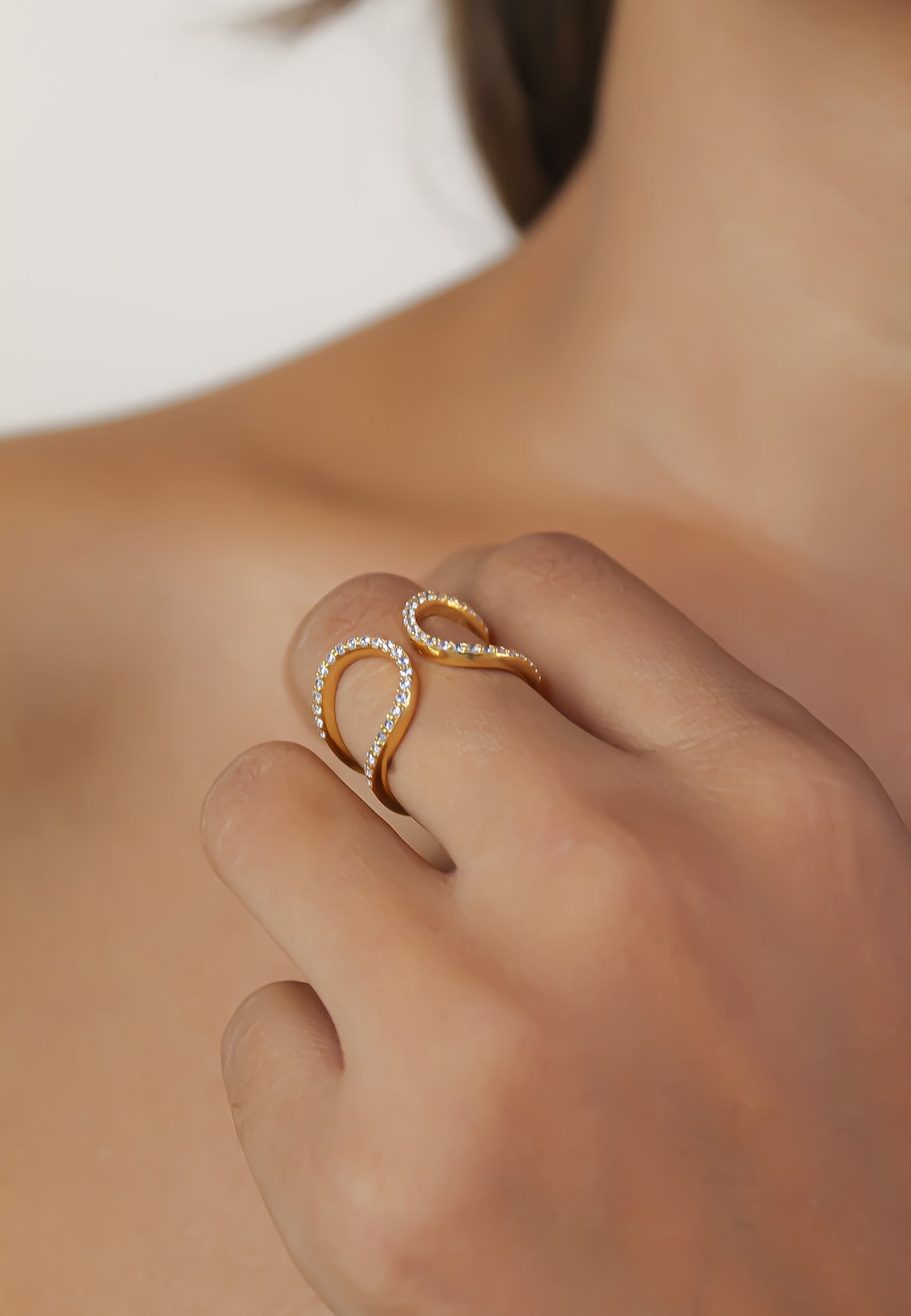Shape shifter ring bombay sunset