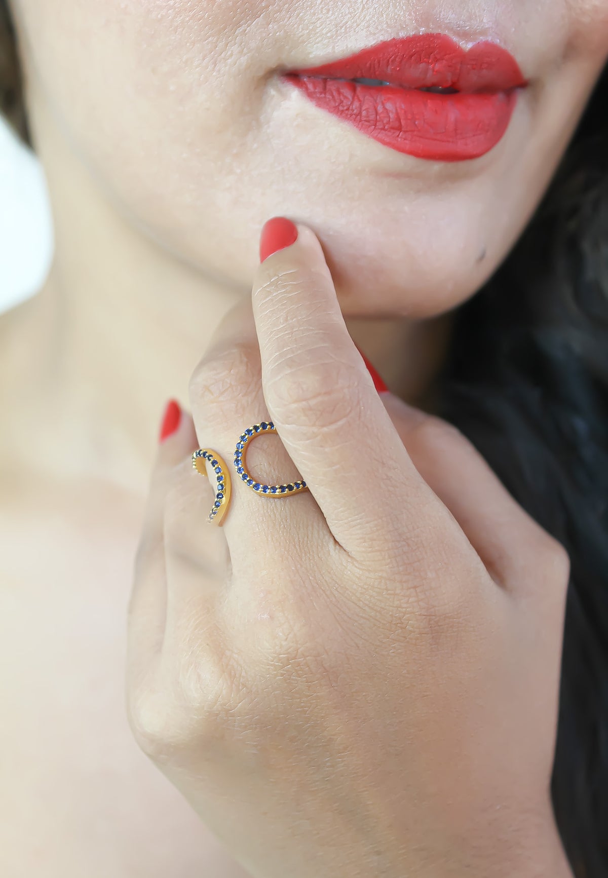 Shape shifter ring bombay sunset