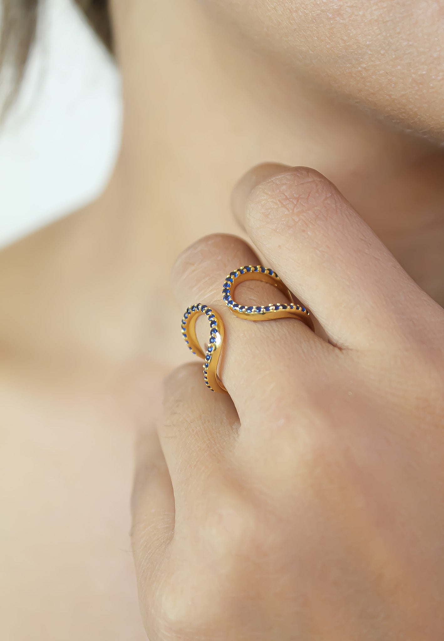 shape shifter ring Bombay Sunset