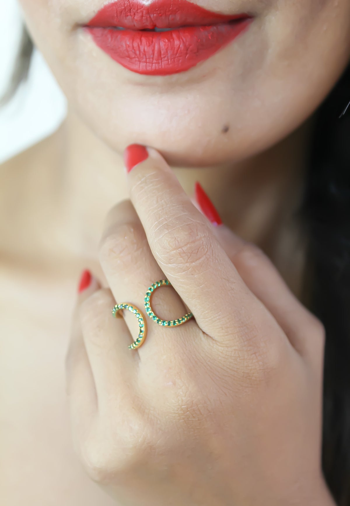Shape shifter ring bombay sunset