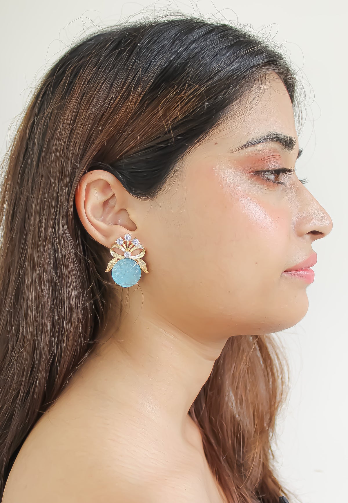 la reve earrings Bombay Sunset