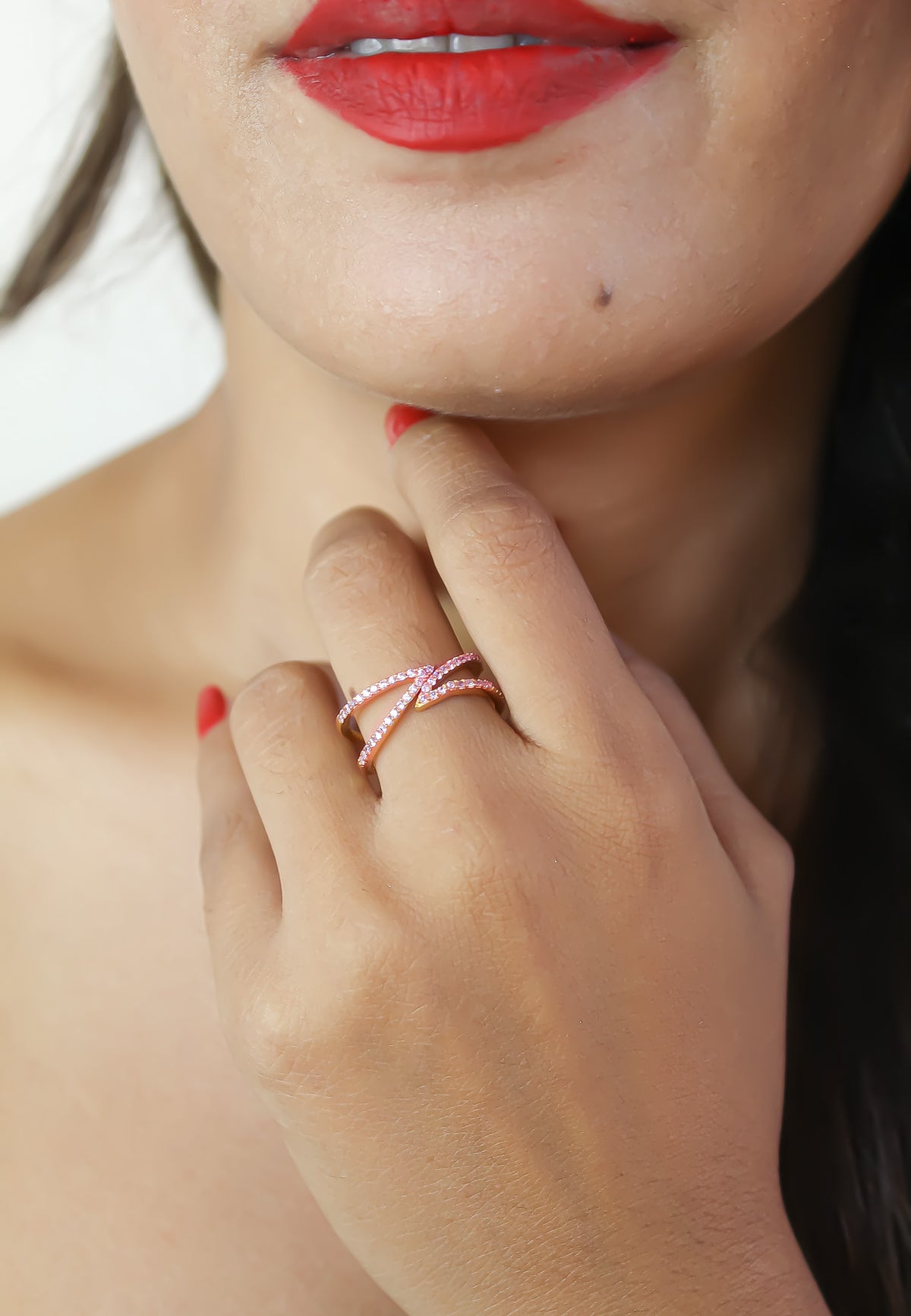 Gold maldives x ring bombay sunset