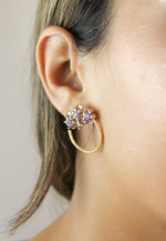 Carregar imagem no visualizador da Galeria, golden salamander earrings Bombay Sunset
