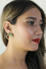 Carregar imagem no visualizador da Galeria, golden salamander earrings Bombay Sunset
