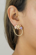 Carregar imagem no visualizador da Galeria, golden salamander earrings Bombay Sunset
