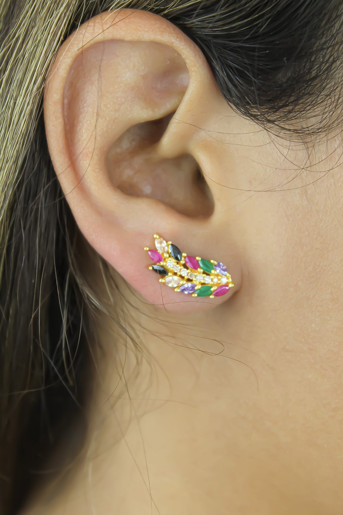 Cruise wings earrings bombay sunset