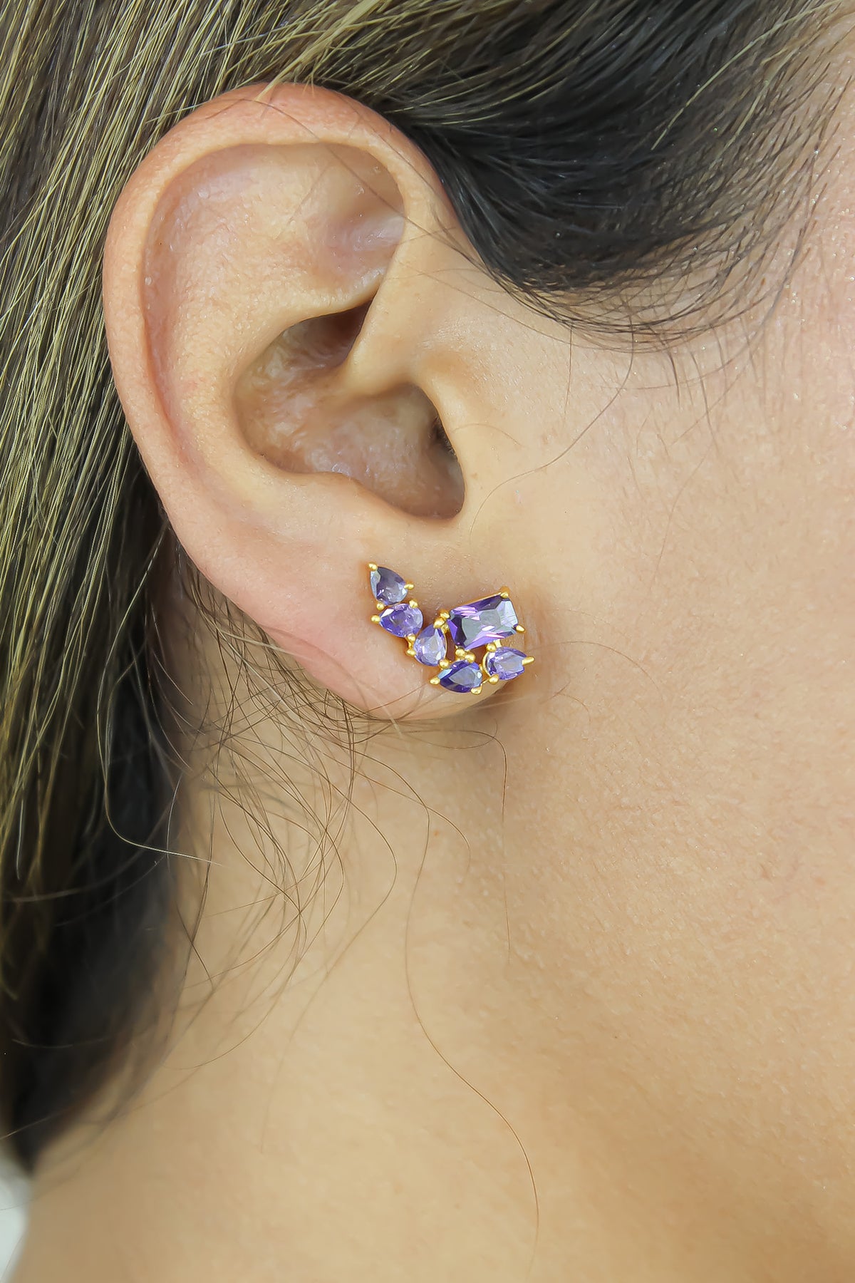 Tweet earrings bombay sunset