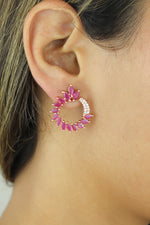Load image into Gallery viewer, golden viper earrings Bombay Sunset
