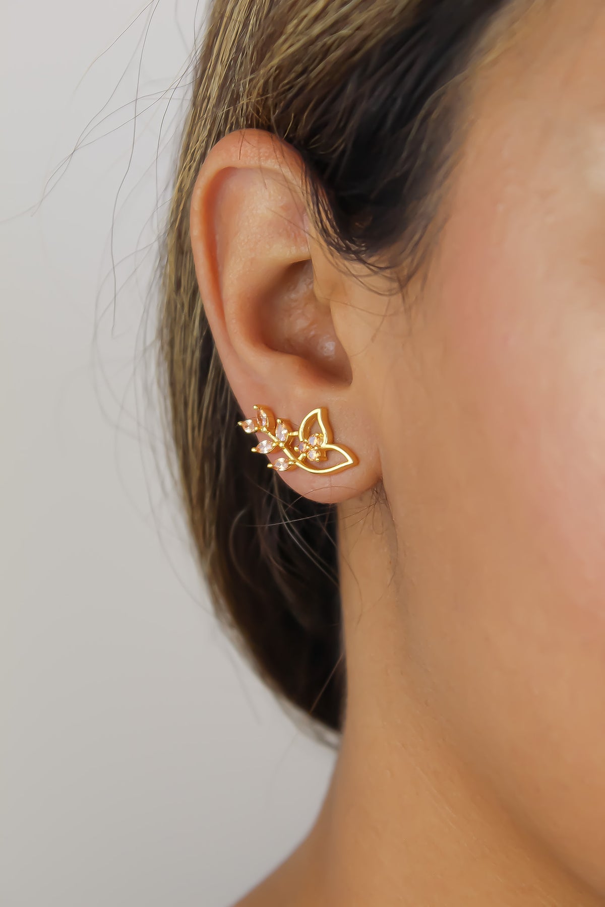 robin earrings Bombay Sunset