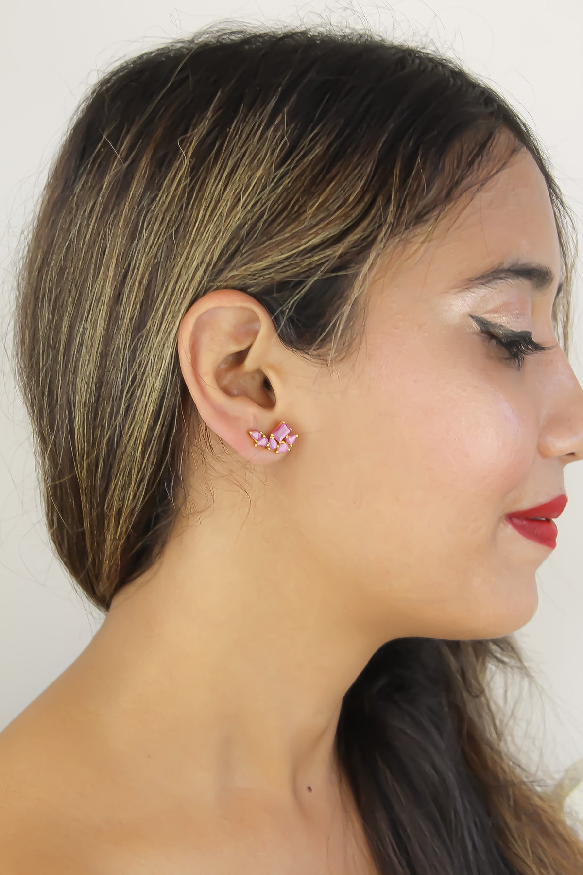 Tweet earrings bombay sunset
