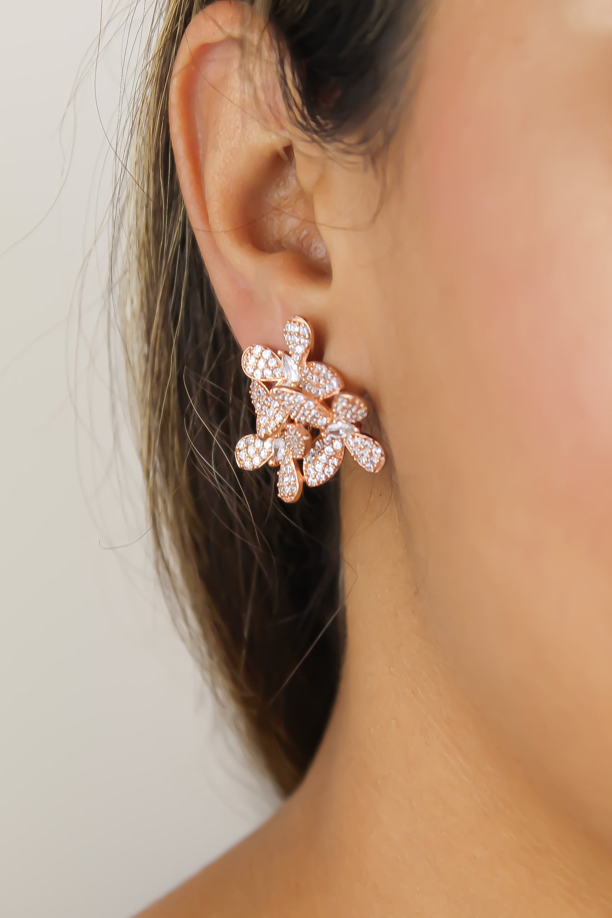 African butterfly earrings bombay sunset