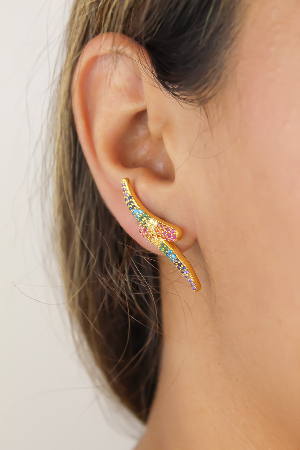 dubai earrings Bombay Sunset