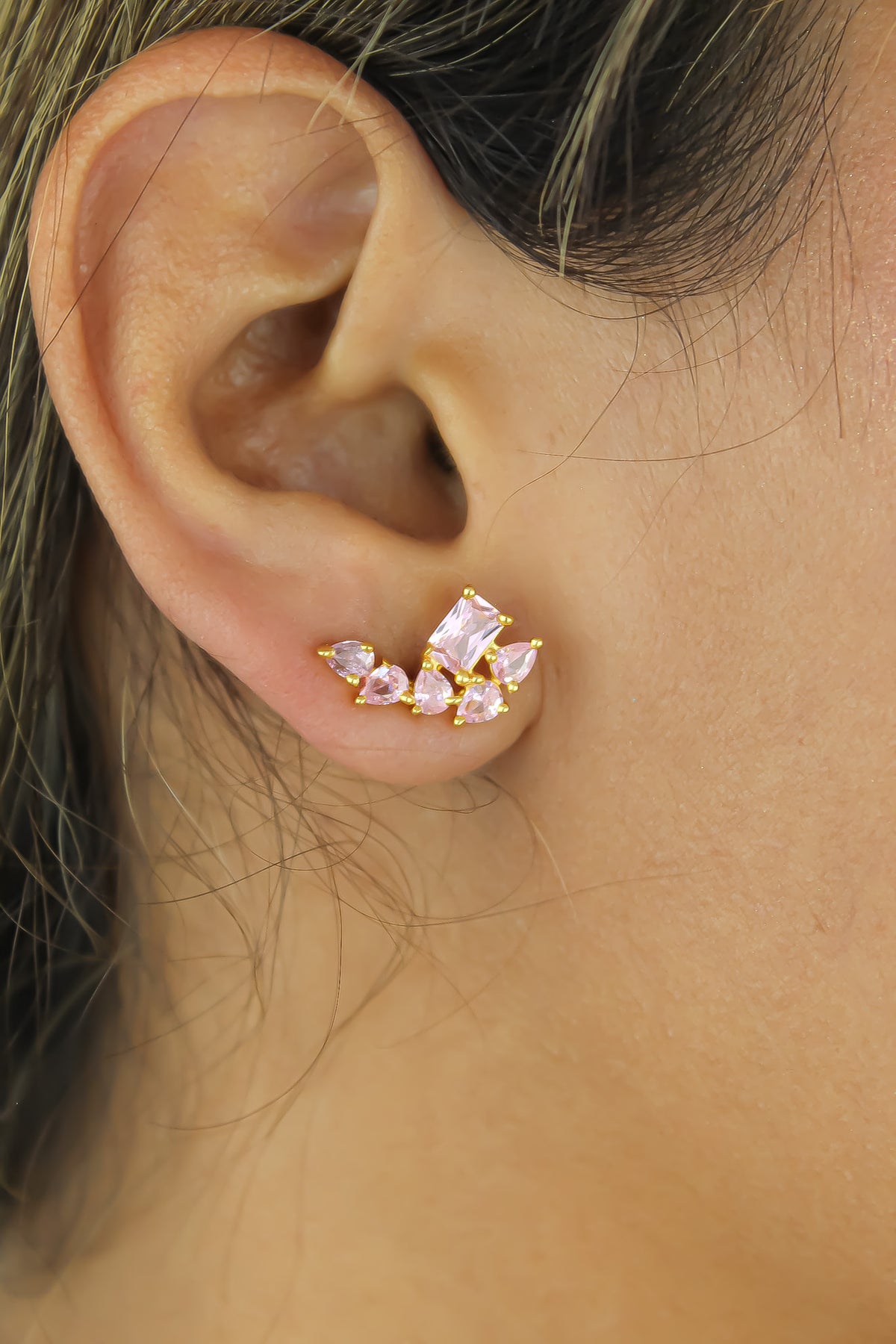 Tweet earrings bombay sunset