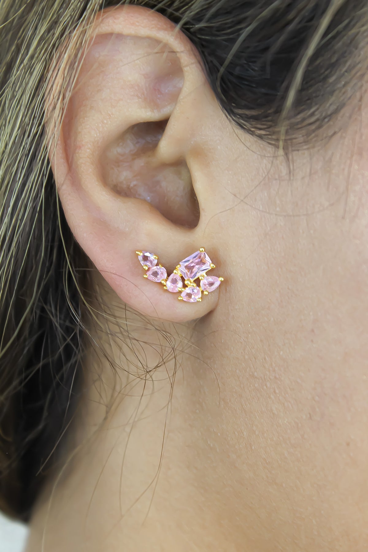 Tweet earrings bombay sunset