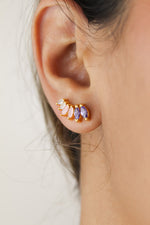 Bild in den Galerie-Viewer laden, stepping stone earrings Bombay Sunset

