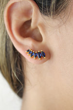 Bild in den Galerie-Viewer laden, stepping stone earrings Bombay Sunset
