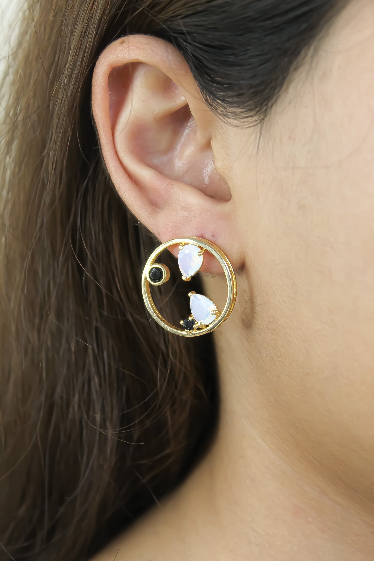 genoa earrings Bombay Sunset