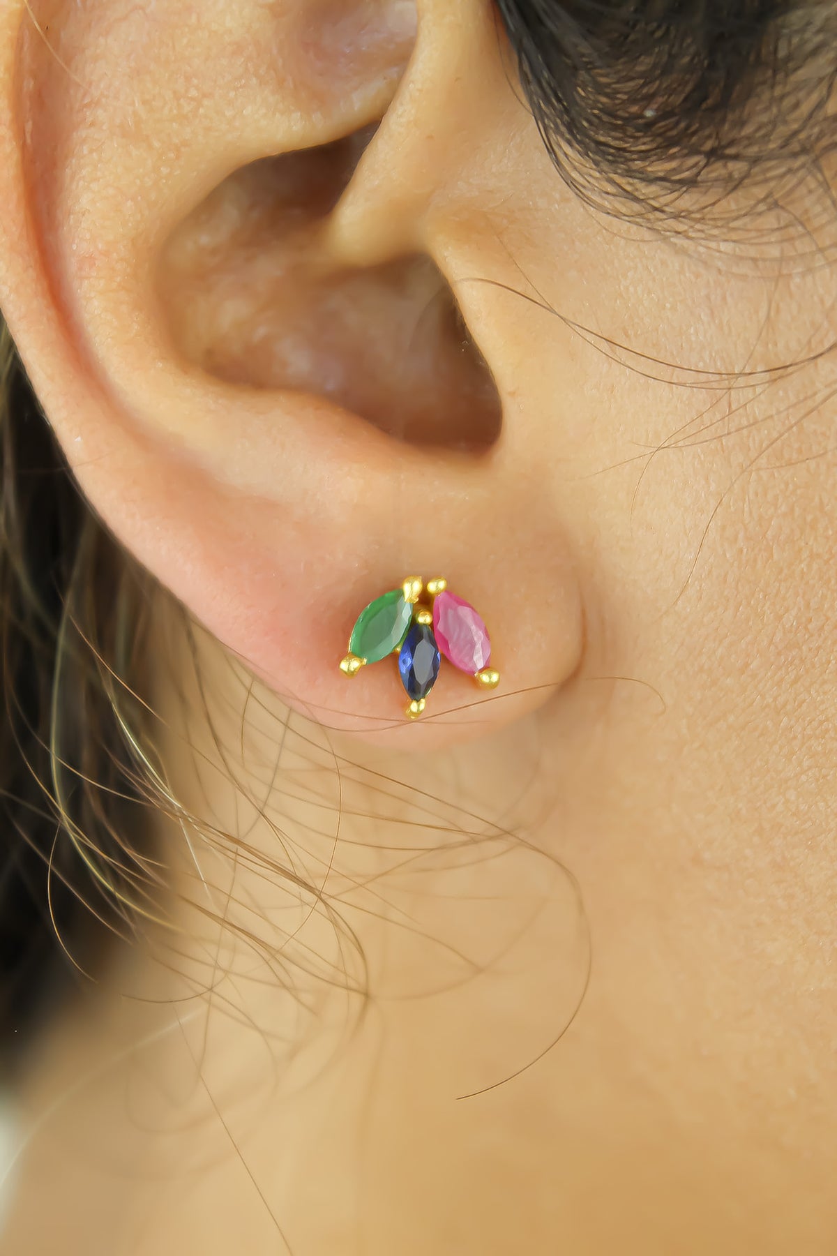 fontana earrings Bombay Sunset