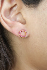 Load image into Gallery viewer, hoop earrings Bombay Sunset
