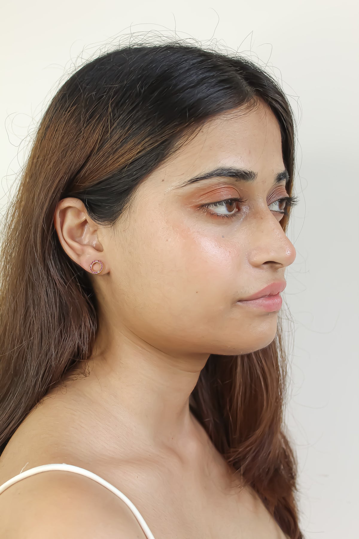 Hoop earrings bombay sunset