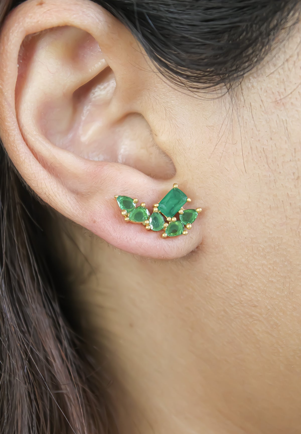 Tweet earrings bombay sunset