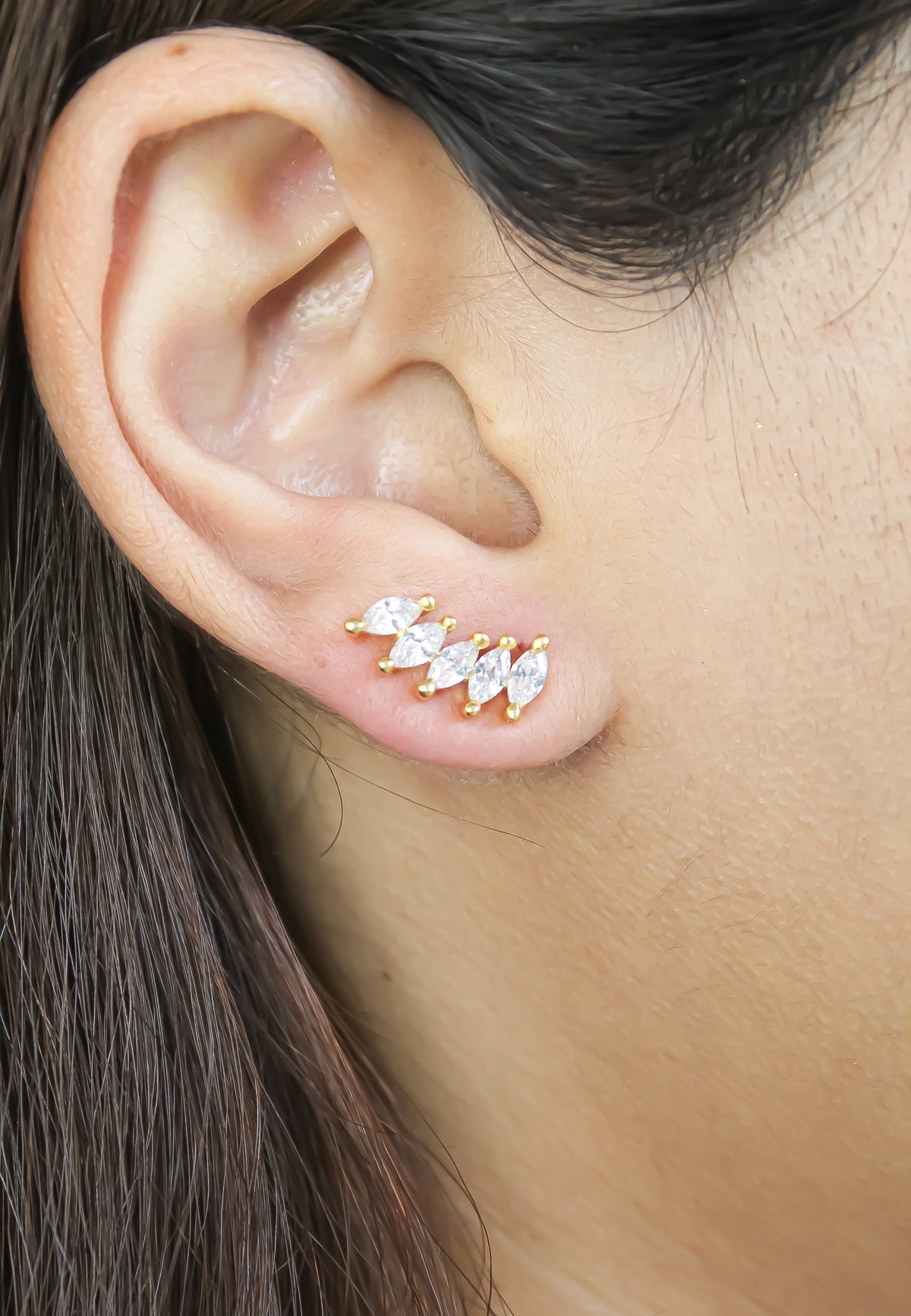 nantes stone earrings Bombay Sunset