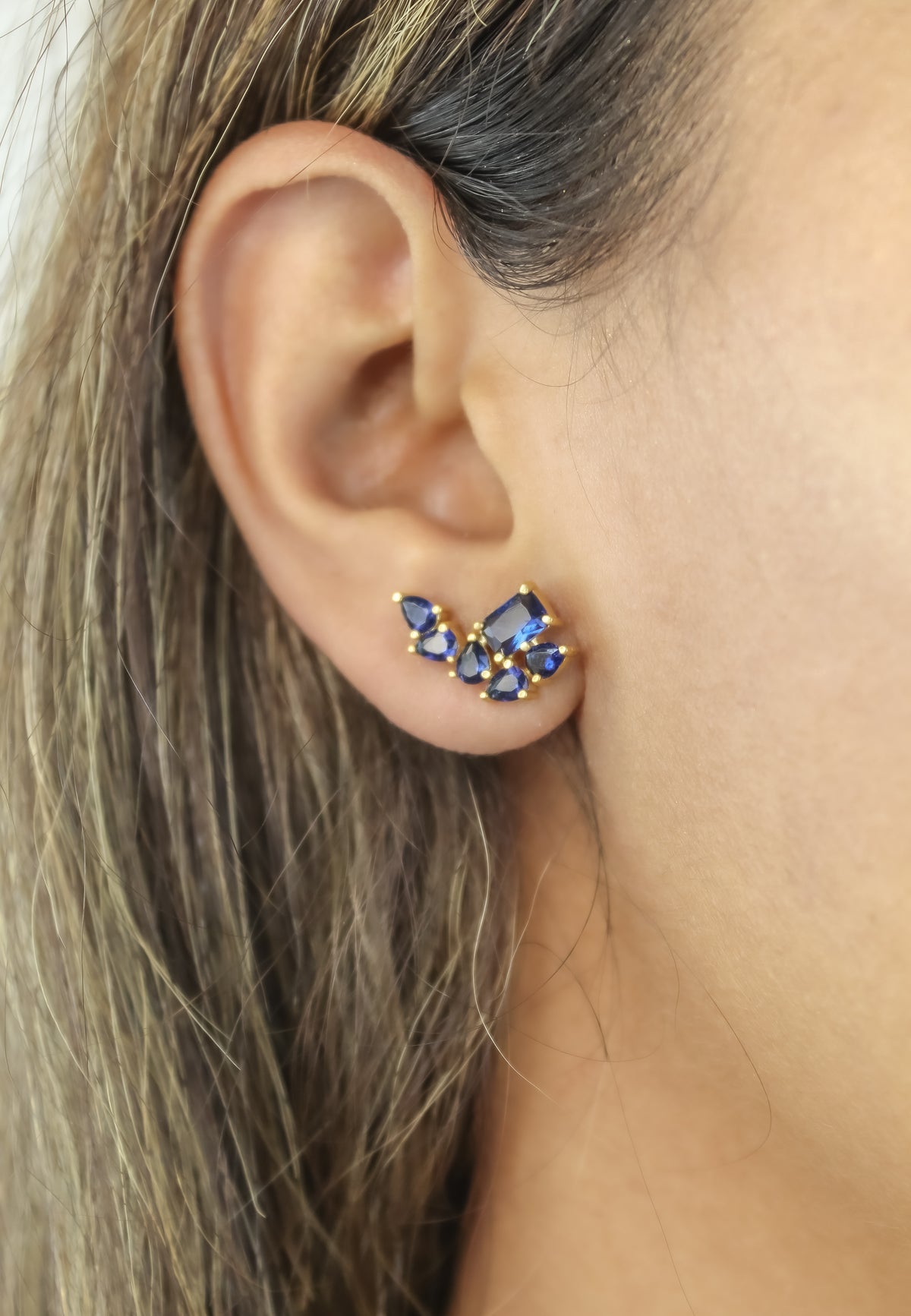Tweet earrings bombay sunset