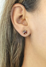 Load image into Gallery viewer, Birth stone Earrings Bombay Sunset
