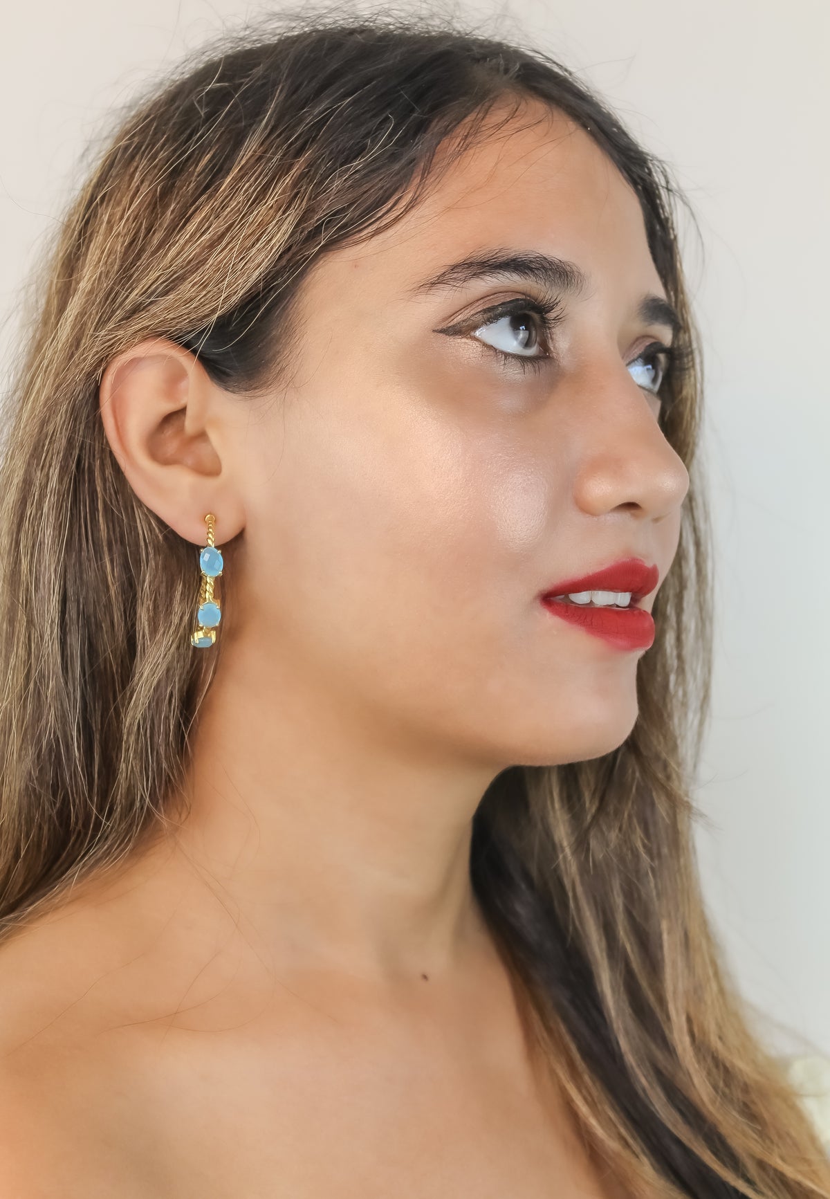Doha earrings bombay sunset