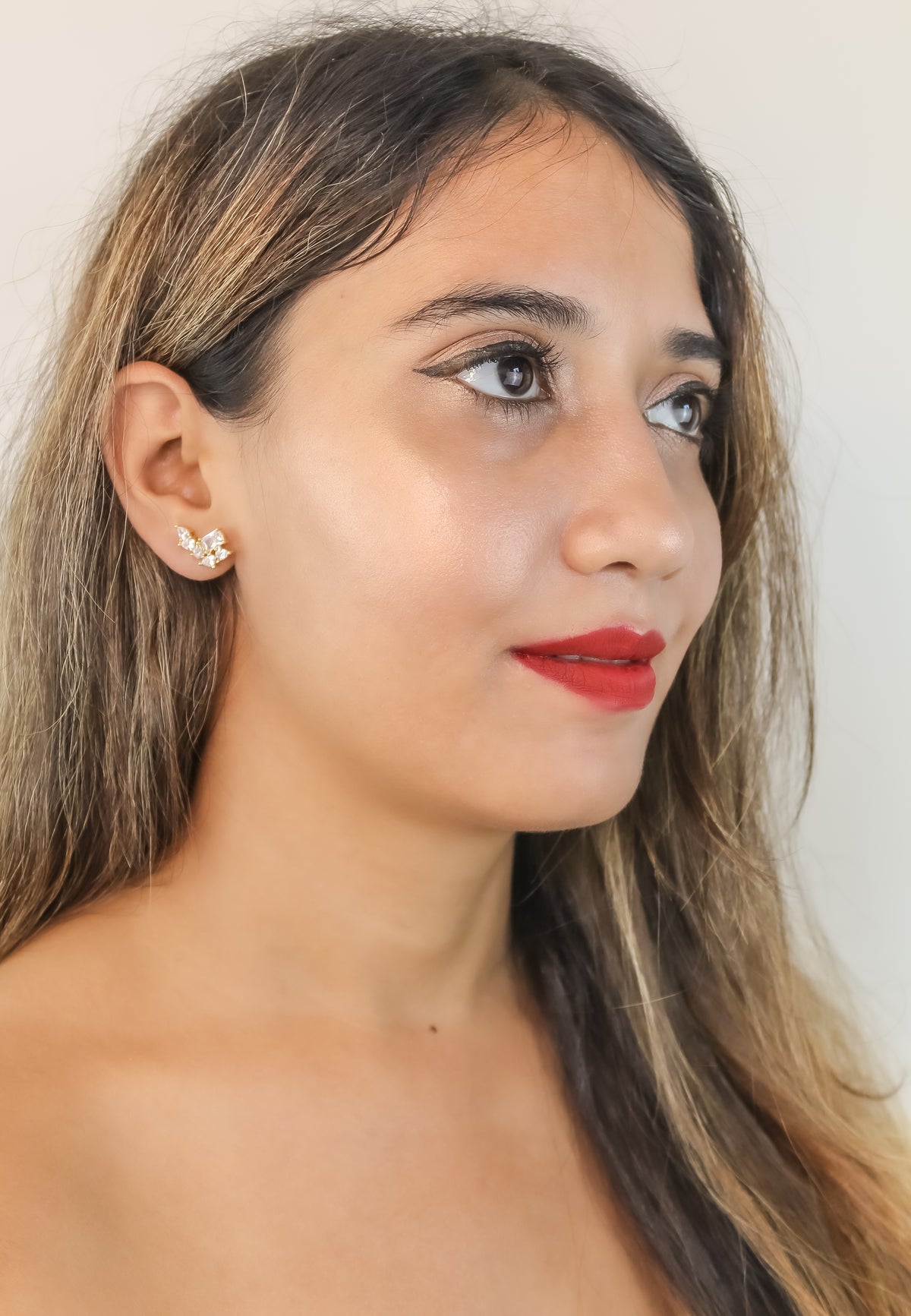 Tweet earrings bombay sunset