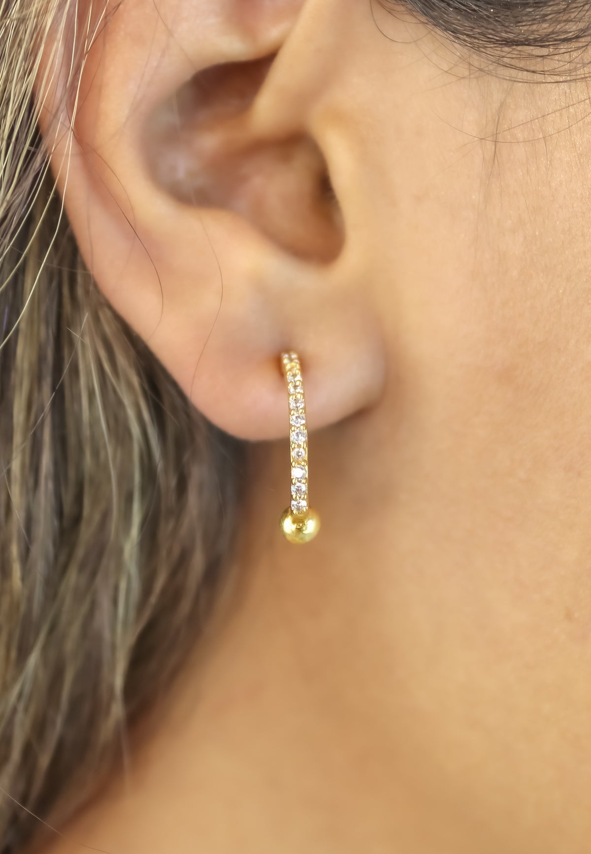 Bindweed earrings bombay sunset