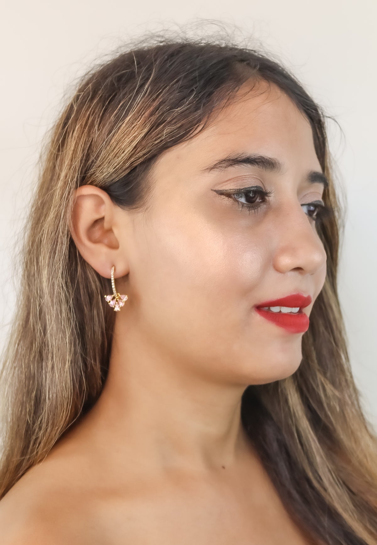 Bindweed earrings bombay sunset
