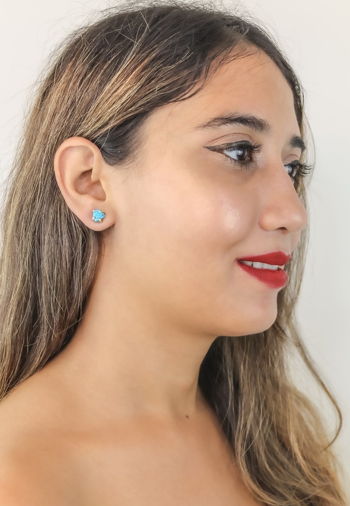 Qatar earrings bombay sunset