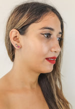 Bild in den Galerie-Viewer laden, stepping stone earrings Bombay Sunset
