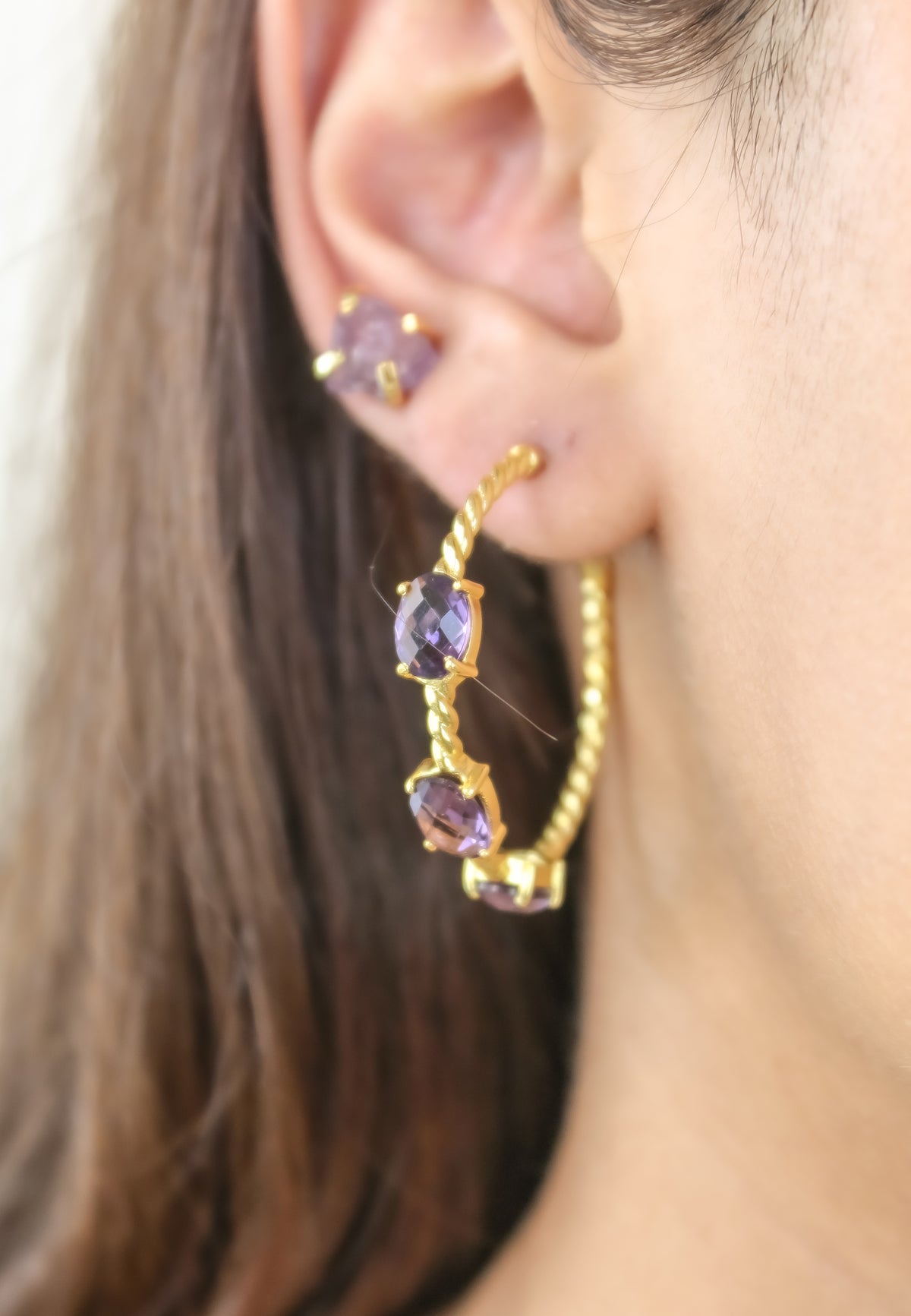 doha earrings Bombay Sunset