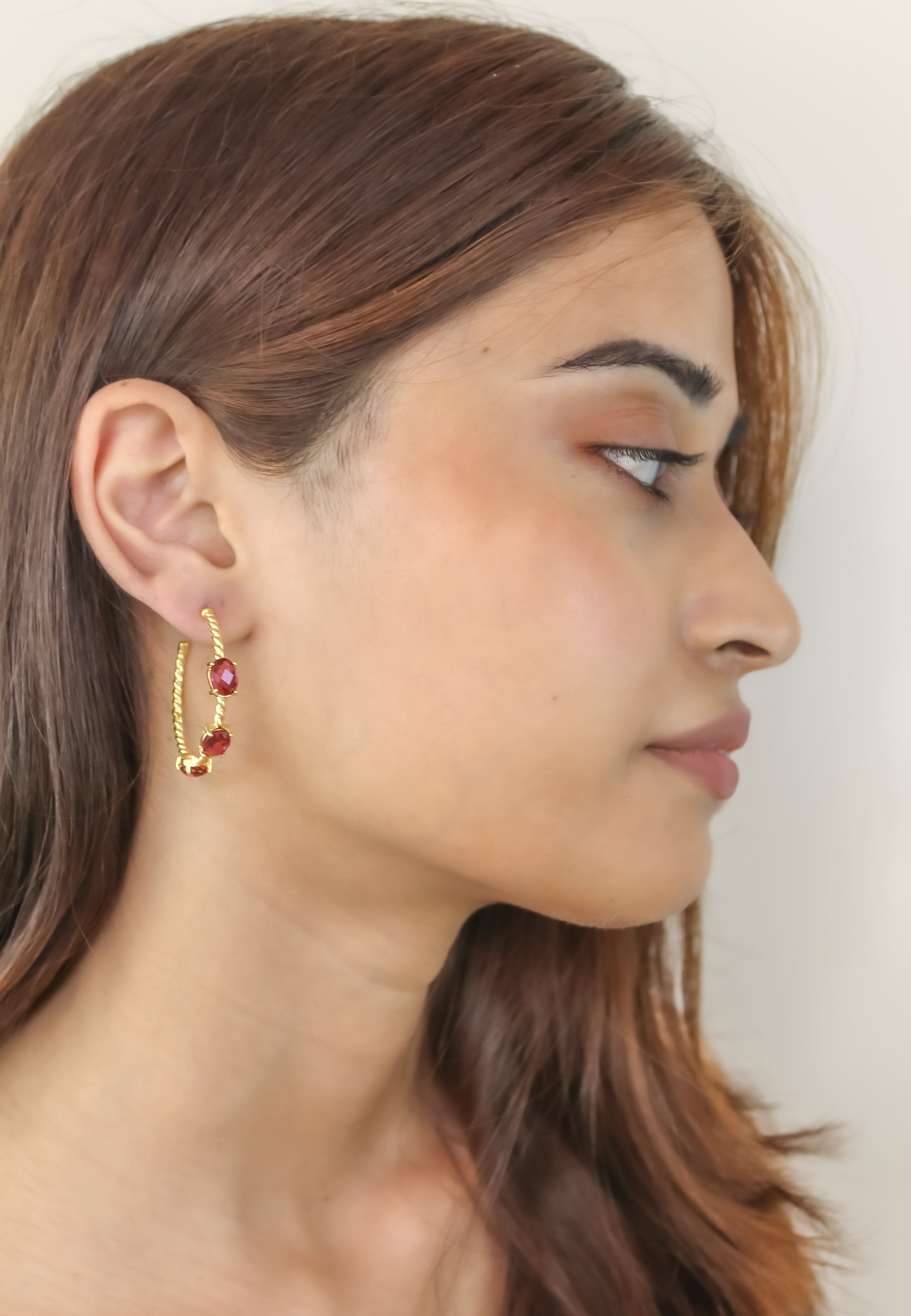 doha earrings Bombay Sunset