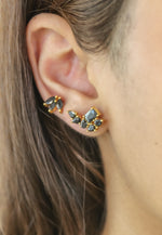 Load image into Gallery viewer, tweet earrings Bombay Sunset
