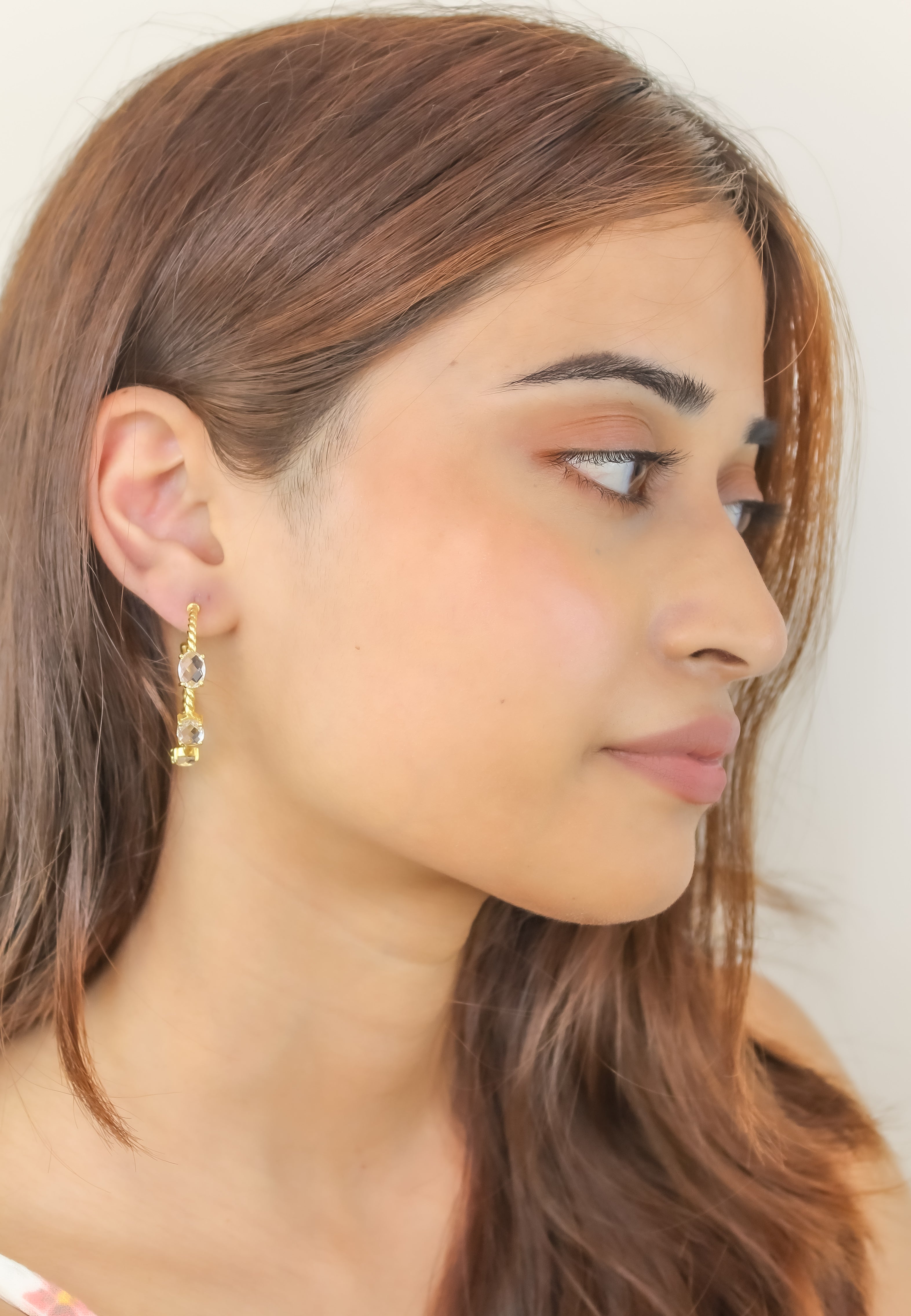 doha earrings Bombay Sunset