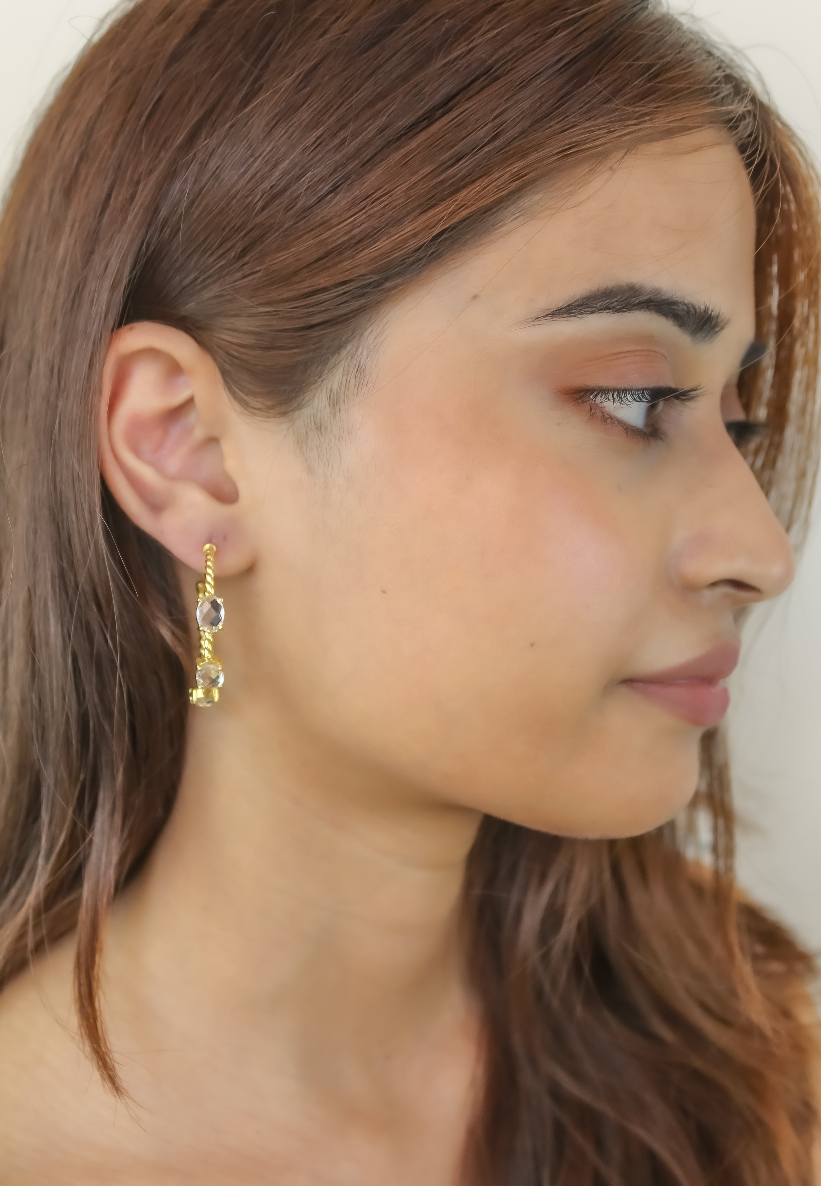 doha earrings Bombay Sunset