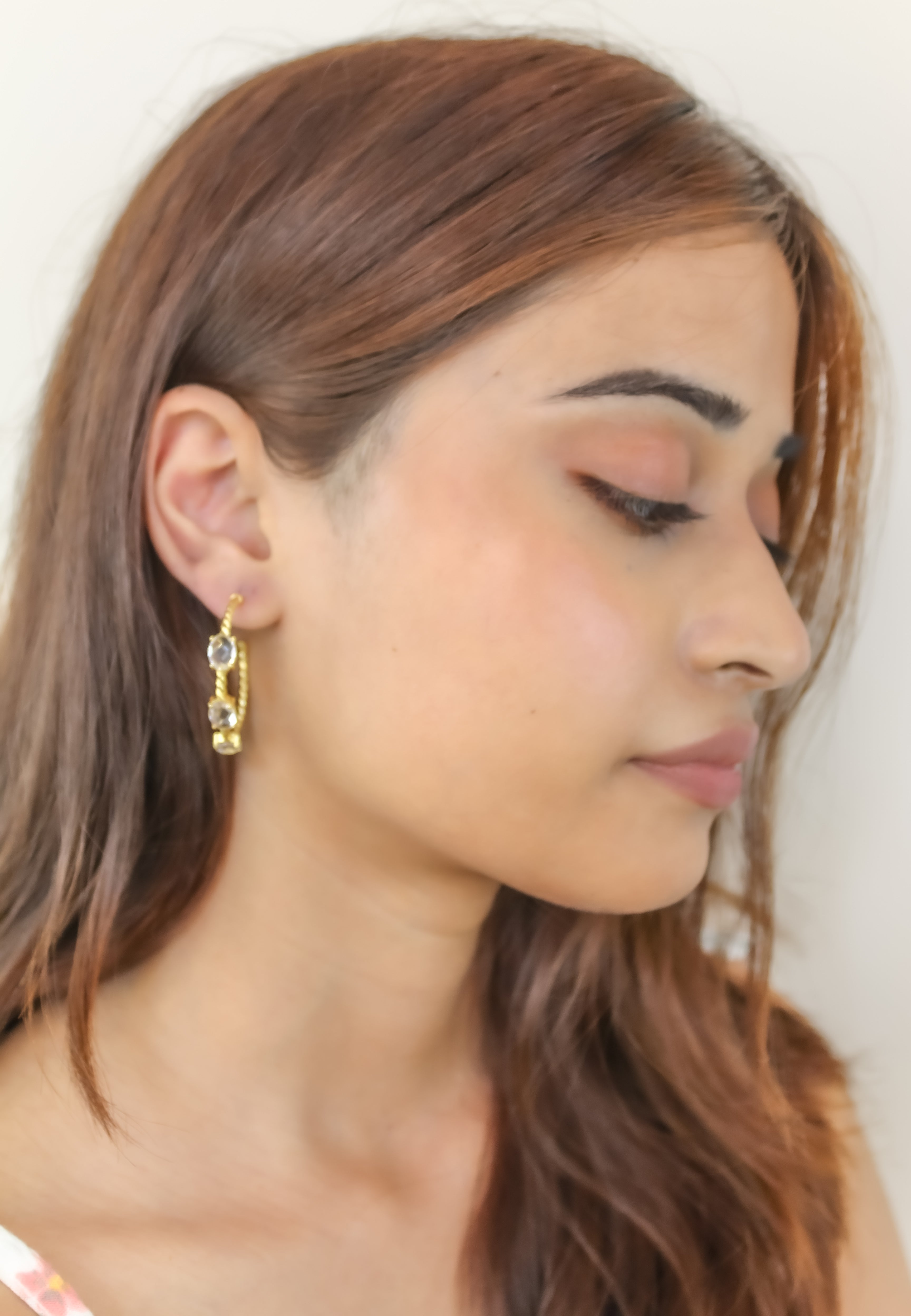 doha earrings Bombay Sunset