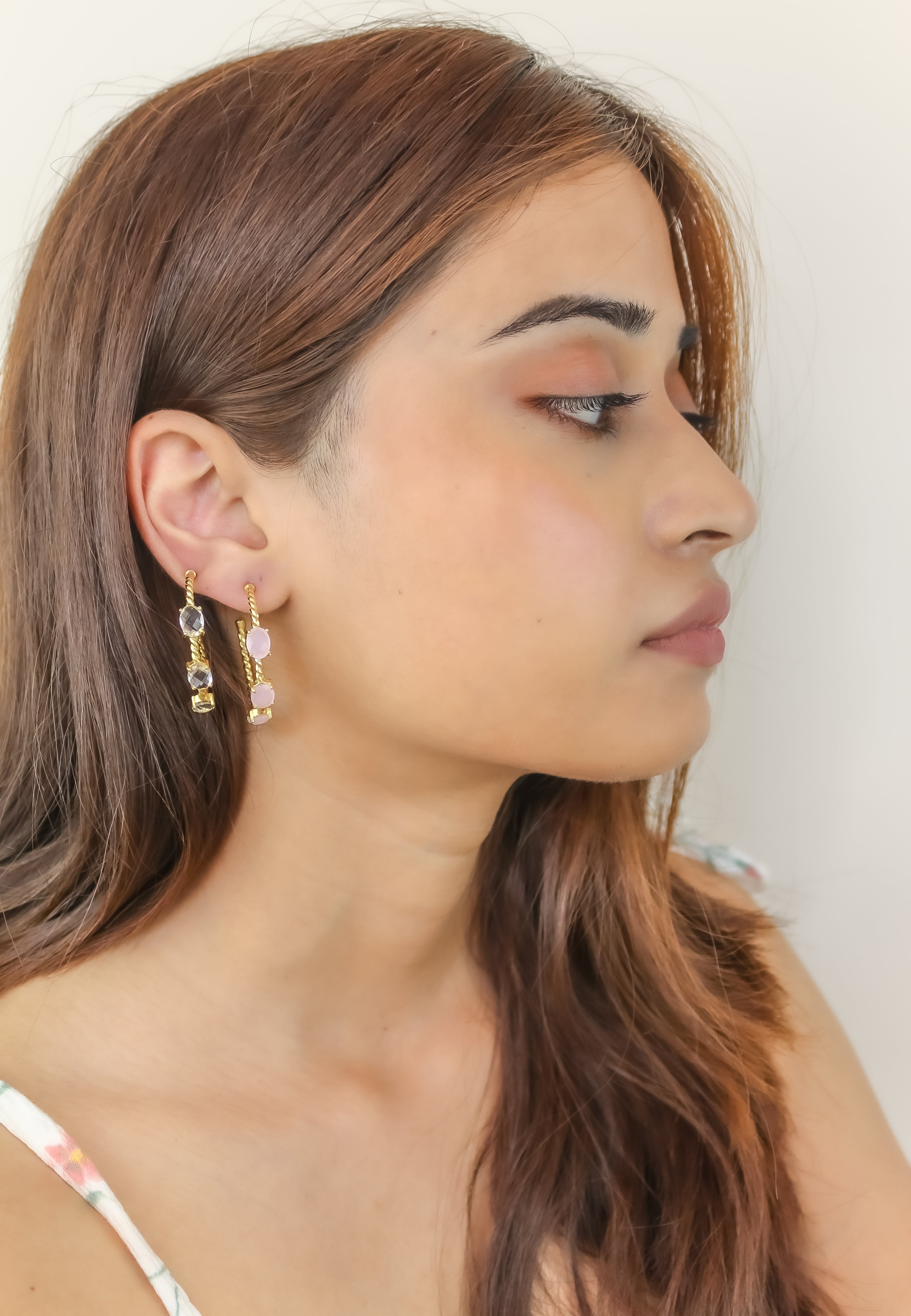 doha earrings Bombay Sunset