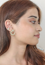 Load image into Gallery viewer, golden viper earrings Bombay Sunset
