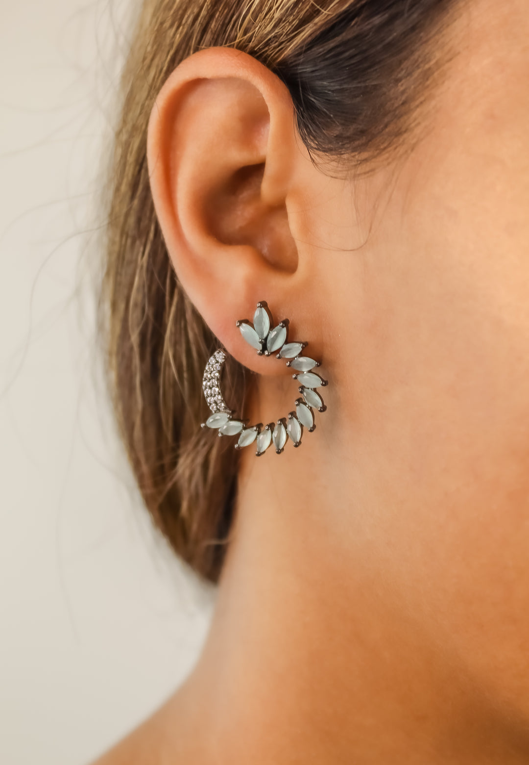 viper earrings Bombay Sunset