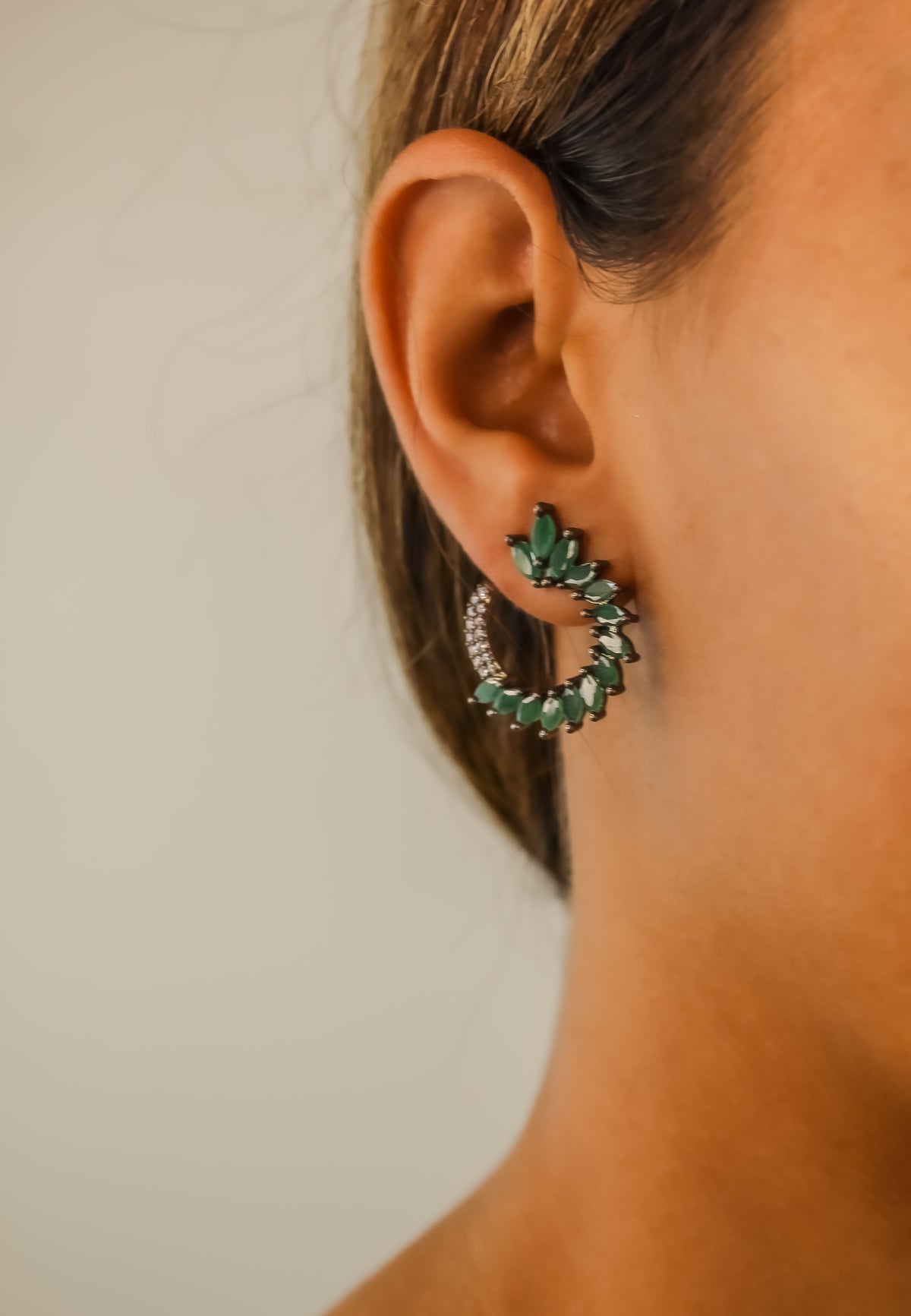 Viper earrings bombay sunset